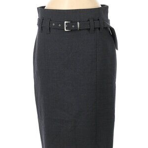 Gunex by Brunello Cucinelli Solid Gray Work Skirt - New with Tags (see pics)